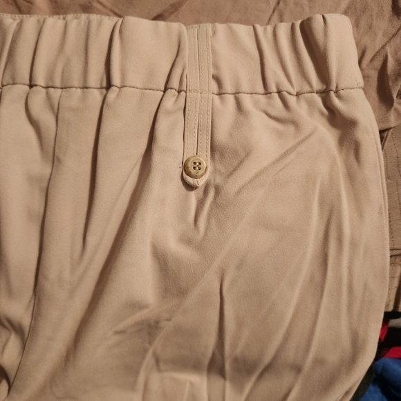 Motherhood Maternity Cropped Khaki Pants Women's Small S Career Neutral Office - Picture 6 of 10